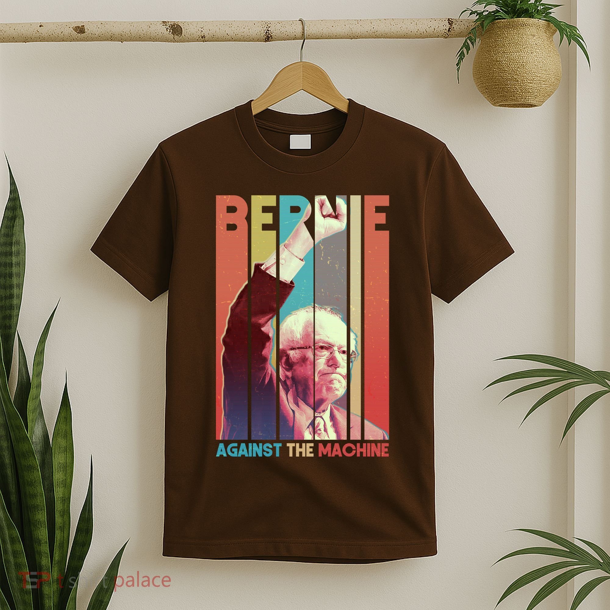Retro Bernie Sanders Against The Machine T-Shirt