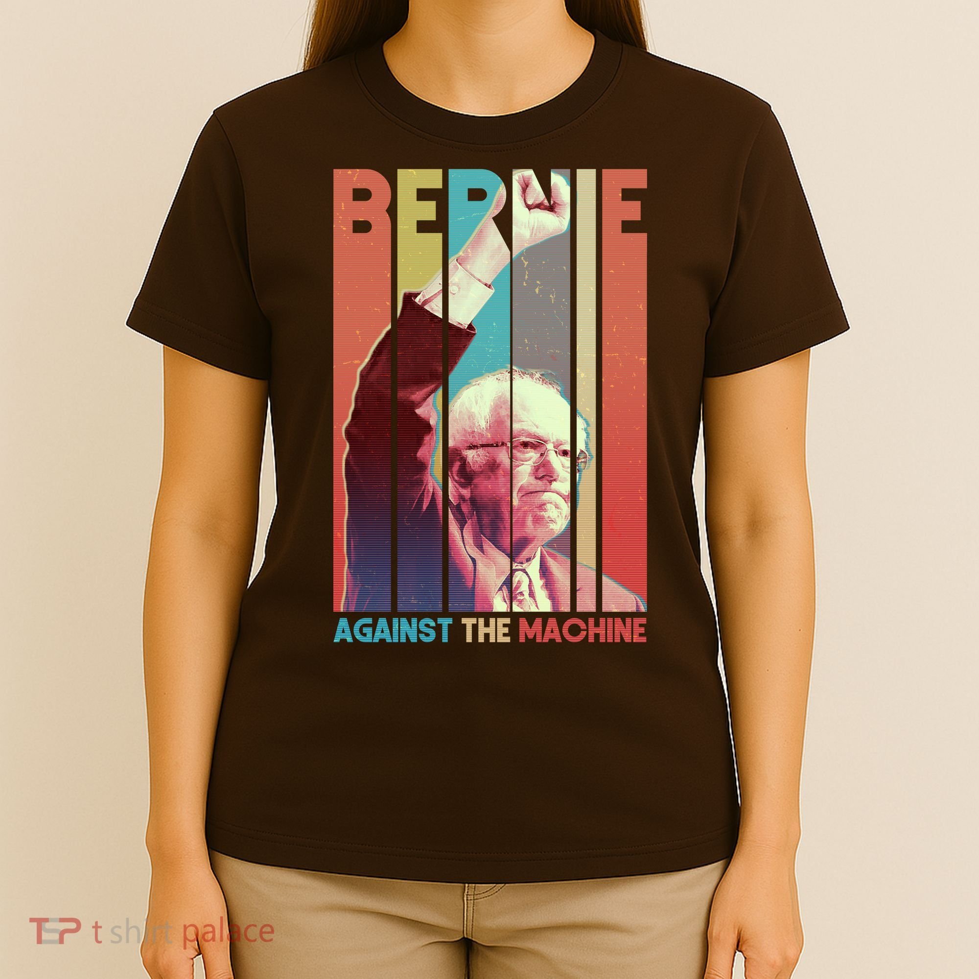 Retro Bernie Sanders Against The Machine T-Shirt