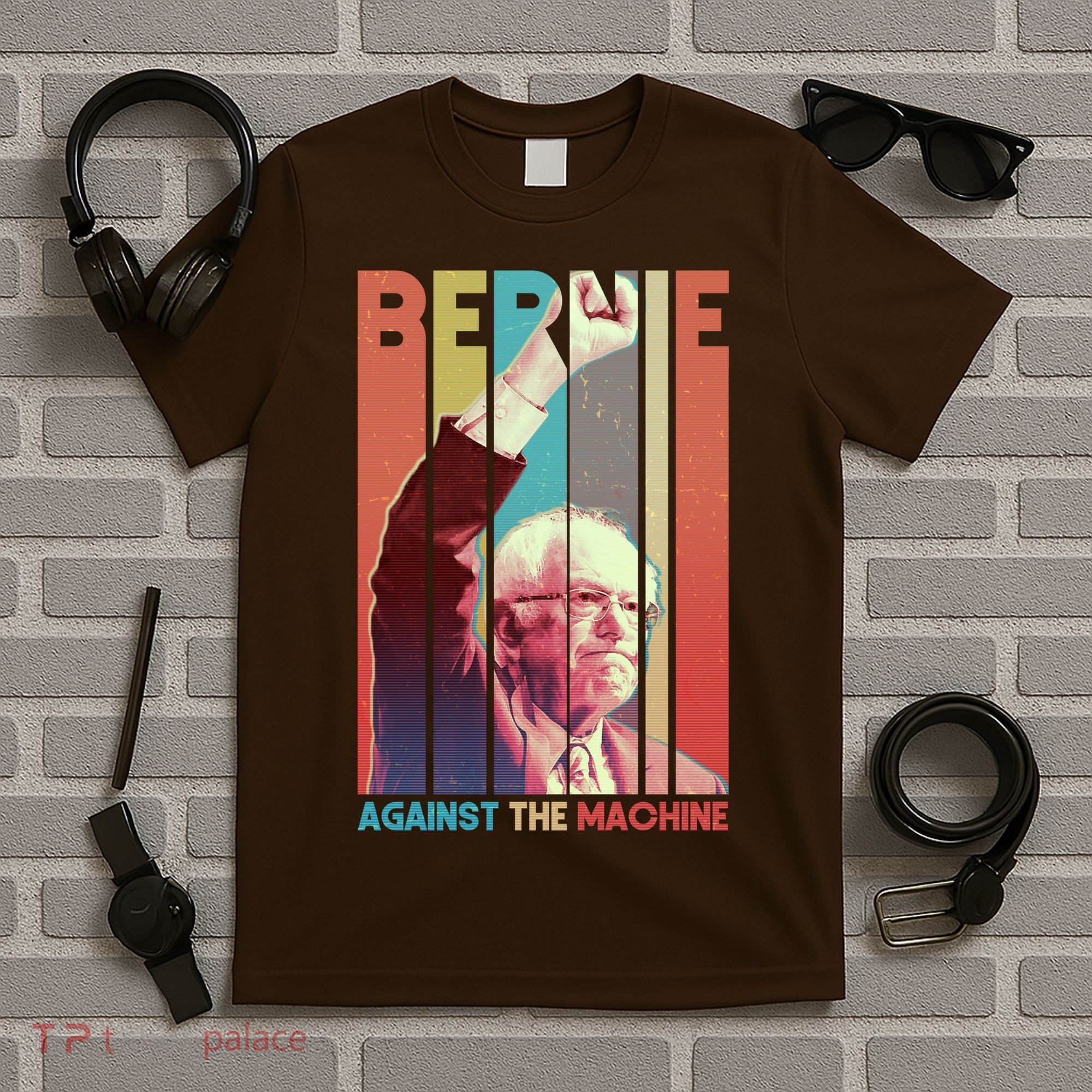 Retro Bernie Sanders Against The Machine T-Shirt