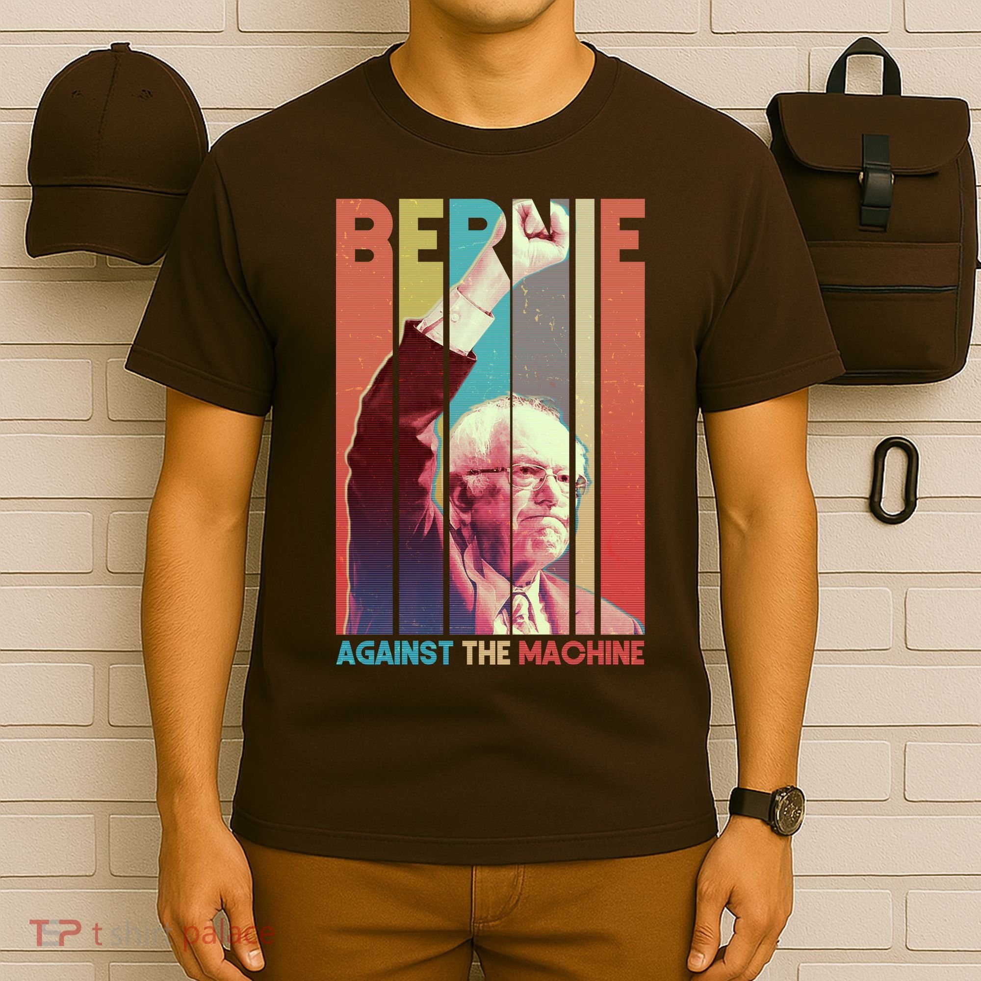 Retro Bernie Sanders Against The Machine T-Shirt