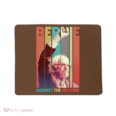 Retro Bernie Sanders Against The Machine Mousepad