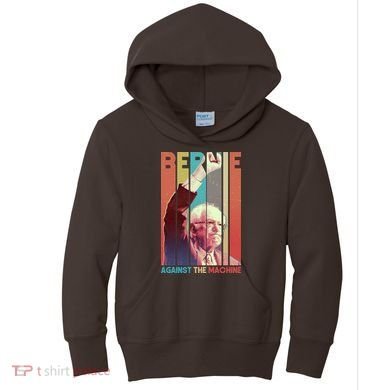 Retro Bernie Sanders Against The Machine Kids Hoodie