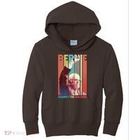 Retro Bernie Sanders Against The Machine Kids Hoodie thumb 0