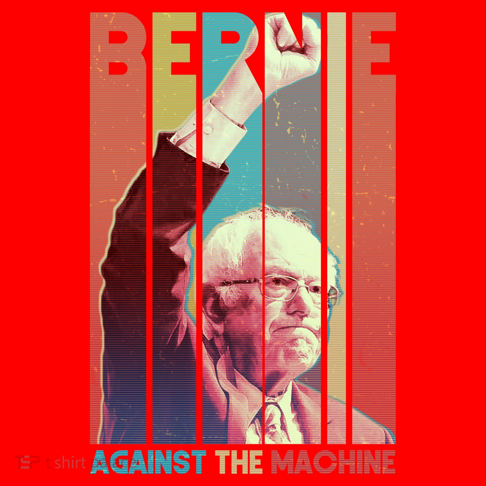 Retro Bernie Sanders Against The Machine Santa Hat
