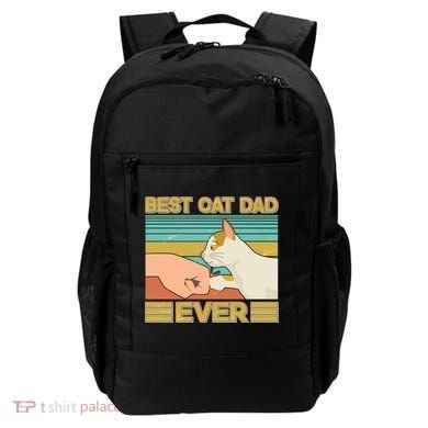 Retro Best Cat Dad Ever Backpack