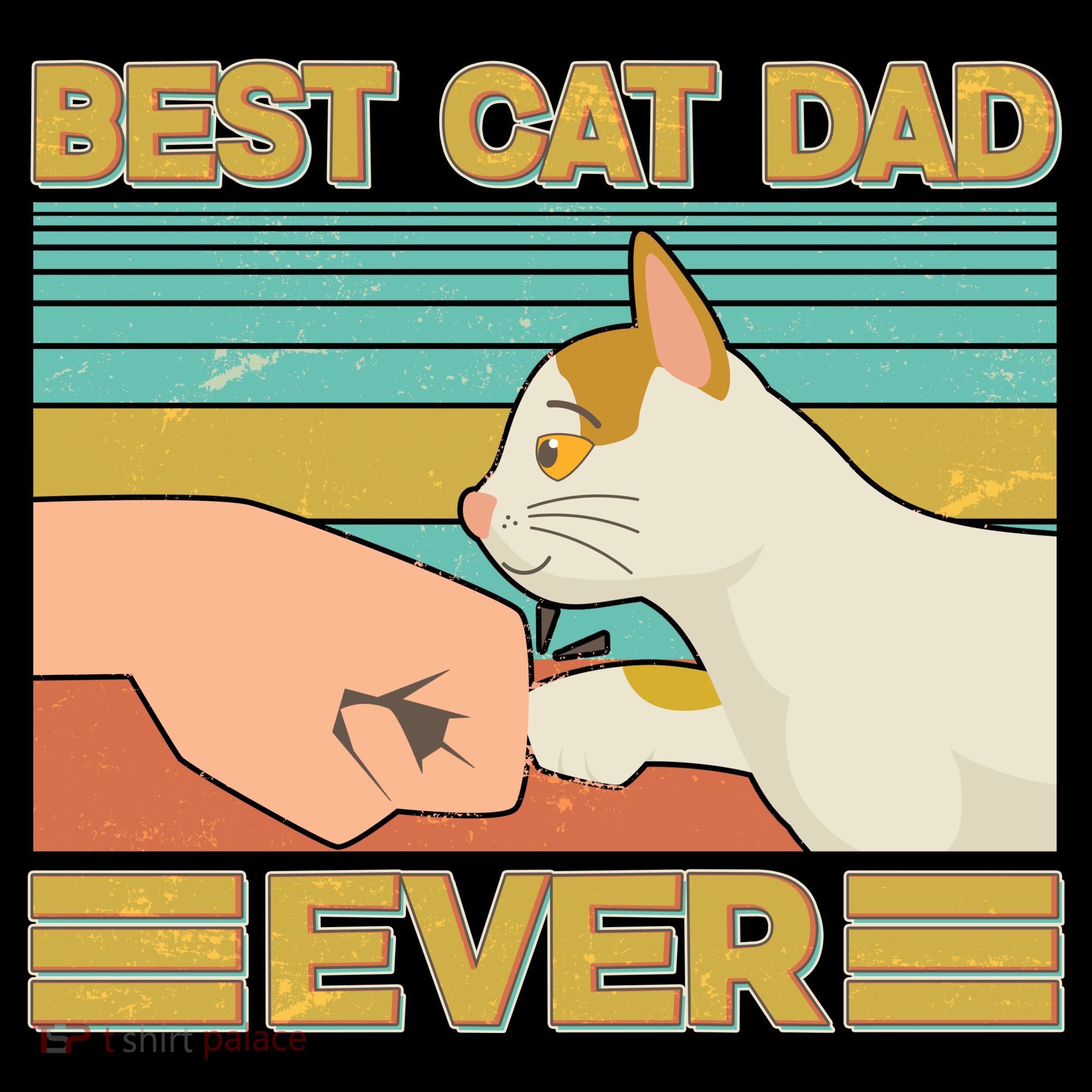 Retro Best Cat Dad Ever Backpack