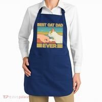 Retro Best Cat Dad Ever Apron thumb 2