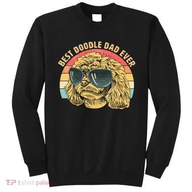 Retro Best Doodle Dad Ever Sweatshirt