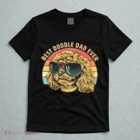 Retro Best Doodle Dad Ever T-Shirt thumb 5