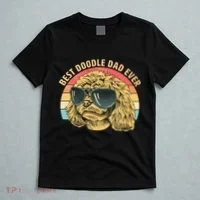 Retro Best Doodle Dad Ever T-Shirt thumb 5