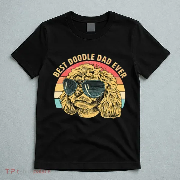 Retro Best Doodle Dad Ever T-Shirt