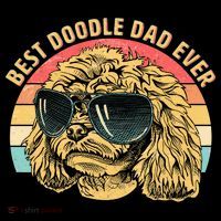 Retro Best Doodle Dad Ever Bucket Hat thumb 4