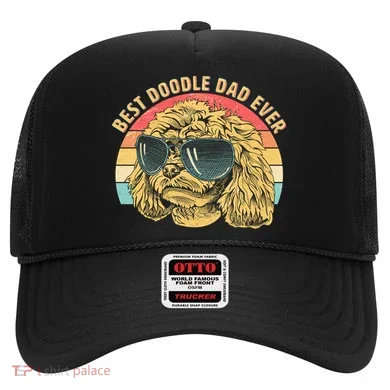 Retro Best Doodle Dad Ever Hat