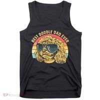 Retro Best Doodle Dad Ever Tank Top thumb 0