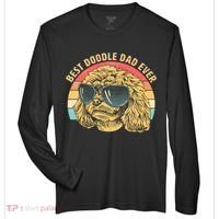 Retro Best Doodle Dad Ever Zone Performance Long-Sleeve T-Shirt thumb 0