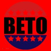Retro Beto For Texas Senate Election Santa Hat thumb 1