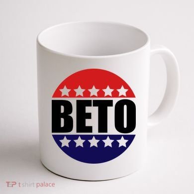 Retro Beto For Texas Senate Election Coffee Mug back