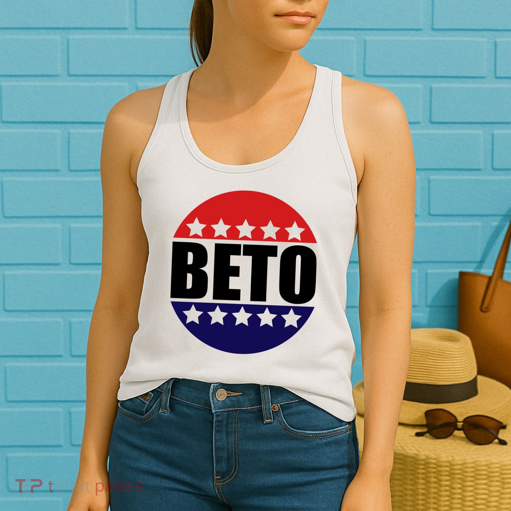 Retro Beto For Texas Senate Election Women's Tank Top