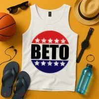 Retro Beto For Texas Senate Election Tank Top thumb 4