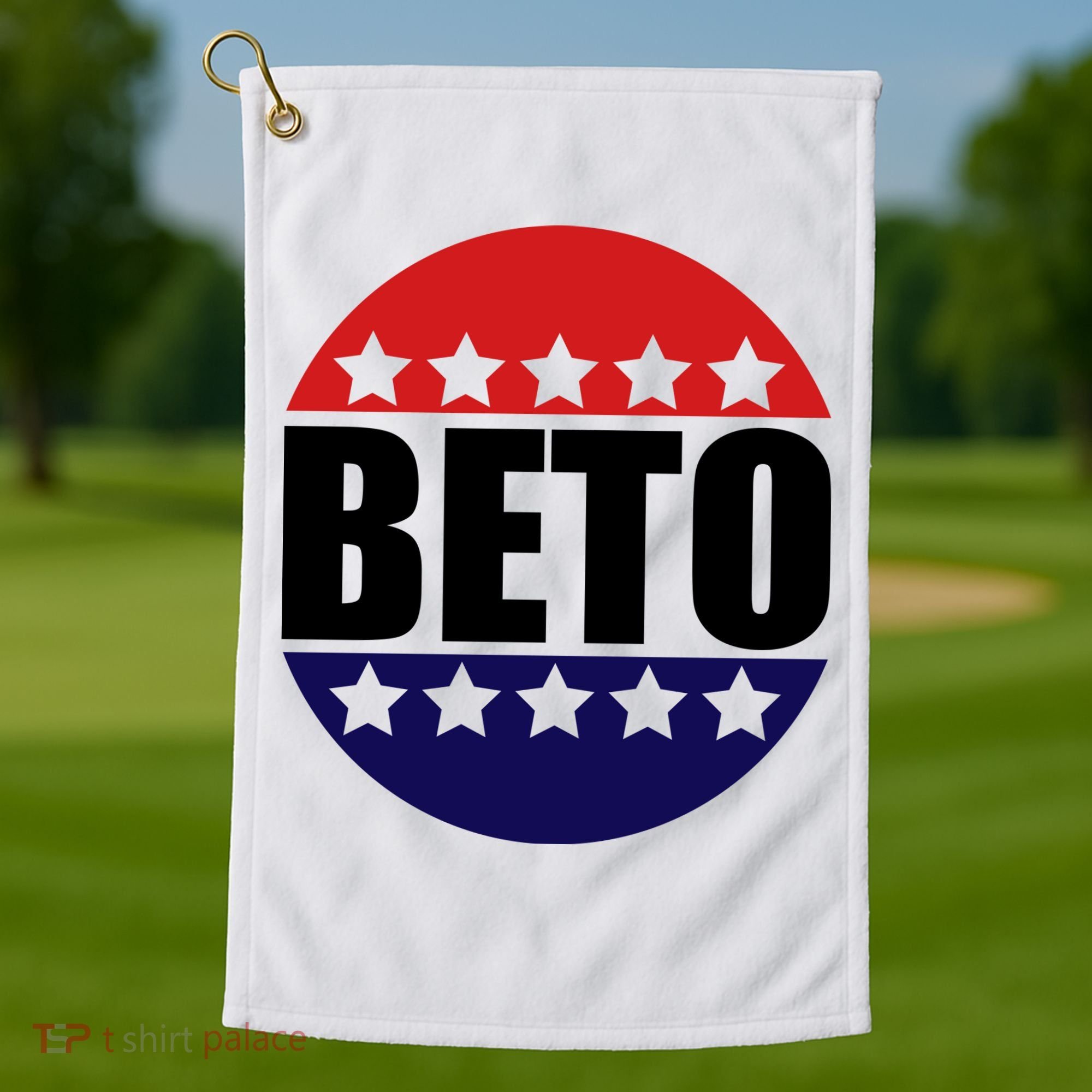Retro Beto For Texas Senate Election Golf Towel