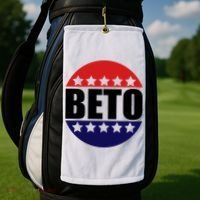 Retro Beto For Texas Senate Election Golf Towel thumb 2
