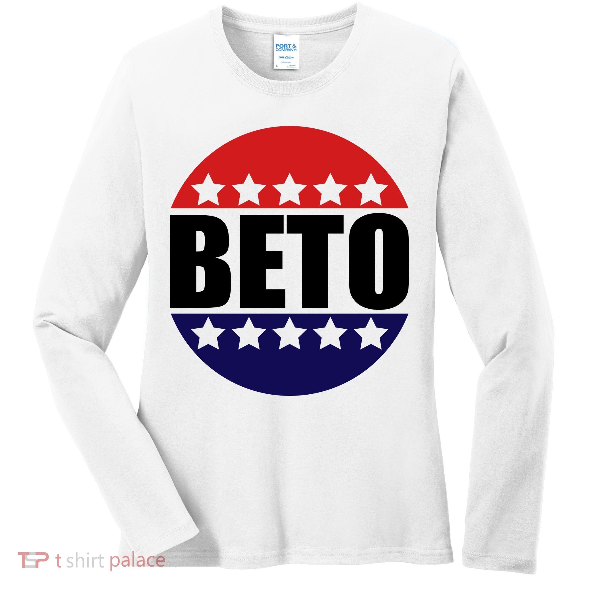 Retro Beto For Texas Senate Election Women's Long Sleeve Shirt