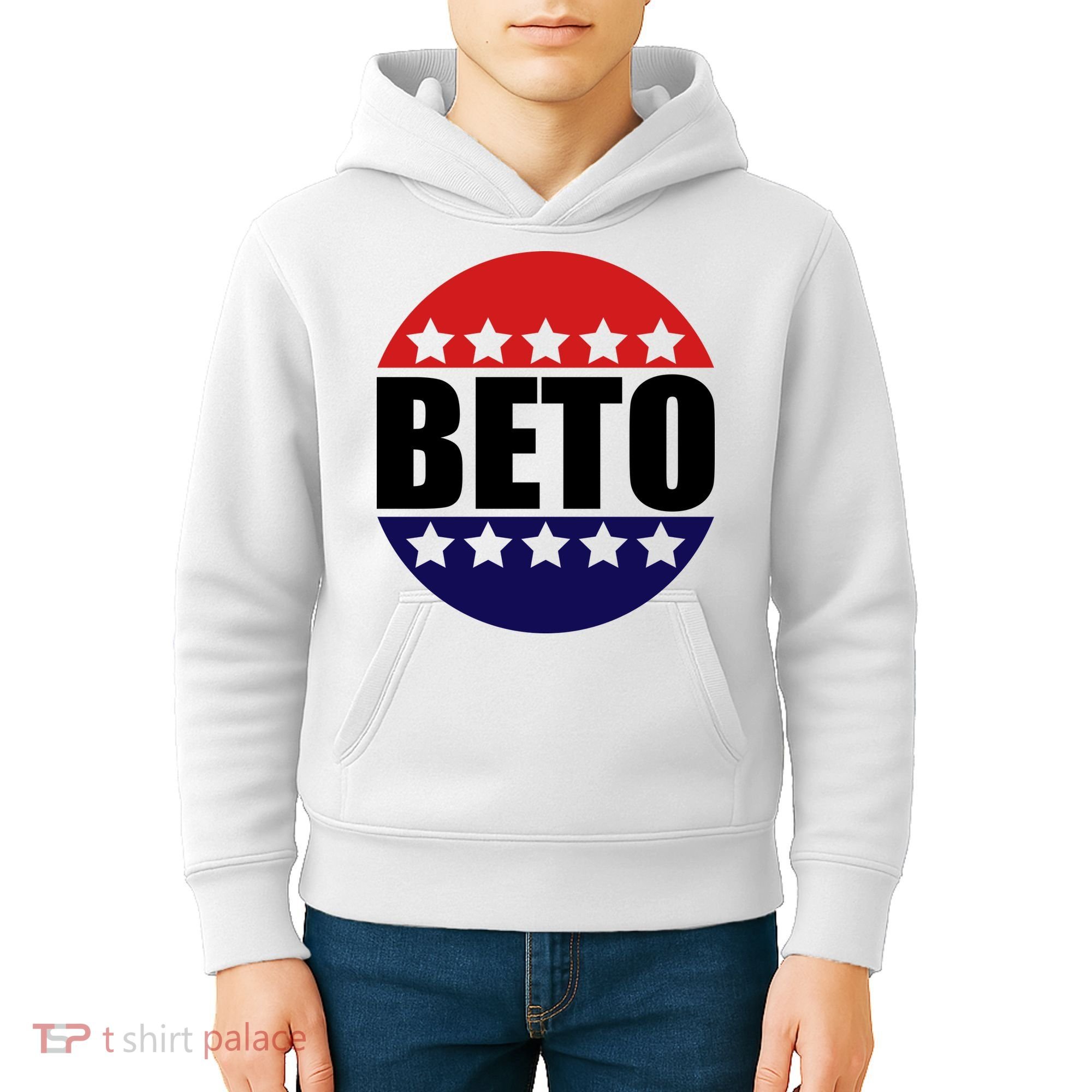 Retro Beto For Texas Senate Election Kids Hoodie