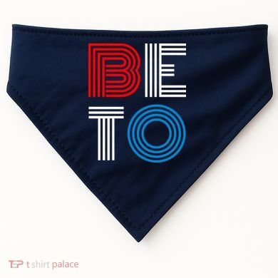 Retro BETO Logo USA-Made Doggie Bandana