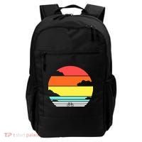 Retro Bicycle Sunset Backpack thumb 0
