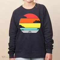 Retro Bicycle Sunset Women's Sweatshirt thumb 0