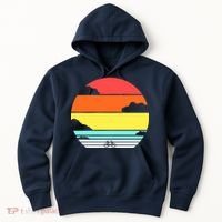 Retro Bicycle Sunset Hoodie thumb 0