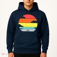 Retro Bicycle Sunset Hoodie thumb 2