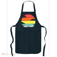 Retro Bicycle Sunset Apron thumb 0