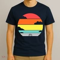 Retro Bicycle Sunset T-Shirt thumb 3