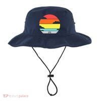 Retro Bicycle Sunset Bucket Hat thumb 0