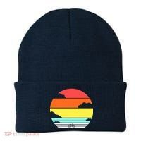 Retro Bicycle Sunset Beanie thumb 0