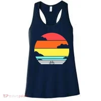 Retro Bicycle Sunset Women's Tank Top thumb 0