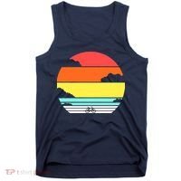 Retro Bicycle Sunset Tank Top thumb 0