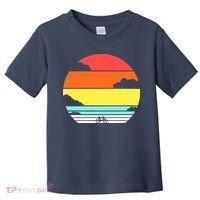 Retro Bicycle Sunset Toddler T-Shirt thumb 0