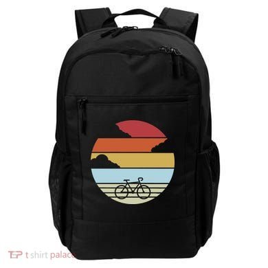 Retro Bicycle Sunset Vintage Backpack