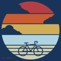 Retro Bicycle Sunset Vintage T-Shirt thumb 7