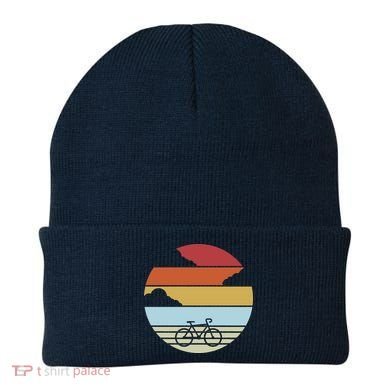 Retro Bicycle Sunset Vintage Beanie