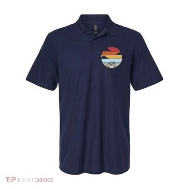 Retro Bicycle Sunset Vintage Polo