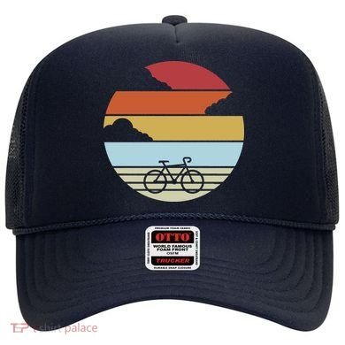 Retro Bicycle Sunset Vintage Hat