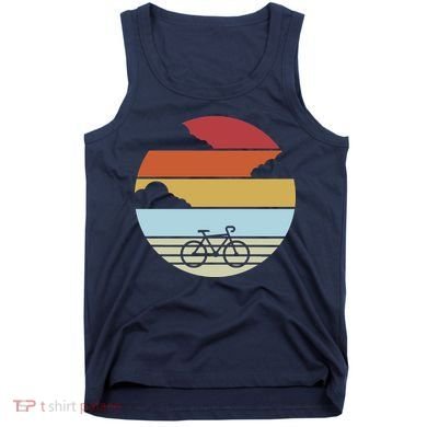 Retro Bicycle Sunset Vintage Tank Top