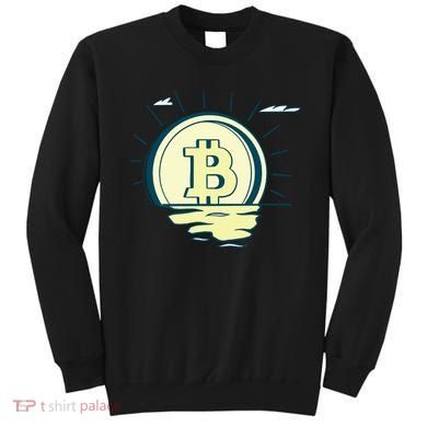 Retro Bitcoin Sunrise Sweatshirt