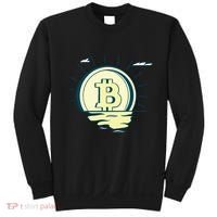 Retro Bitcoin Sunrise Sweatshirt thumb 0