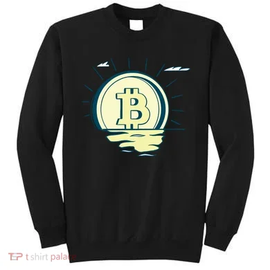 Retro Bitcoin Sunrise Sweatshirt