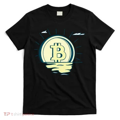 Retro Bitcoin Sunrise T-Shirt