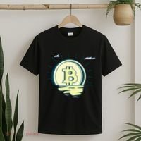 Retro Bitcoin Sunrise T-Shirt thumb 2